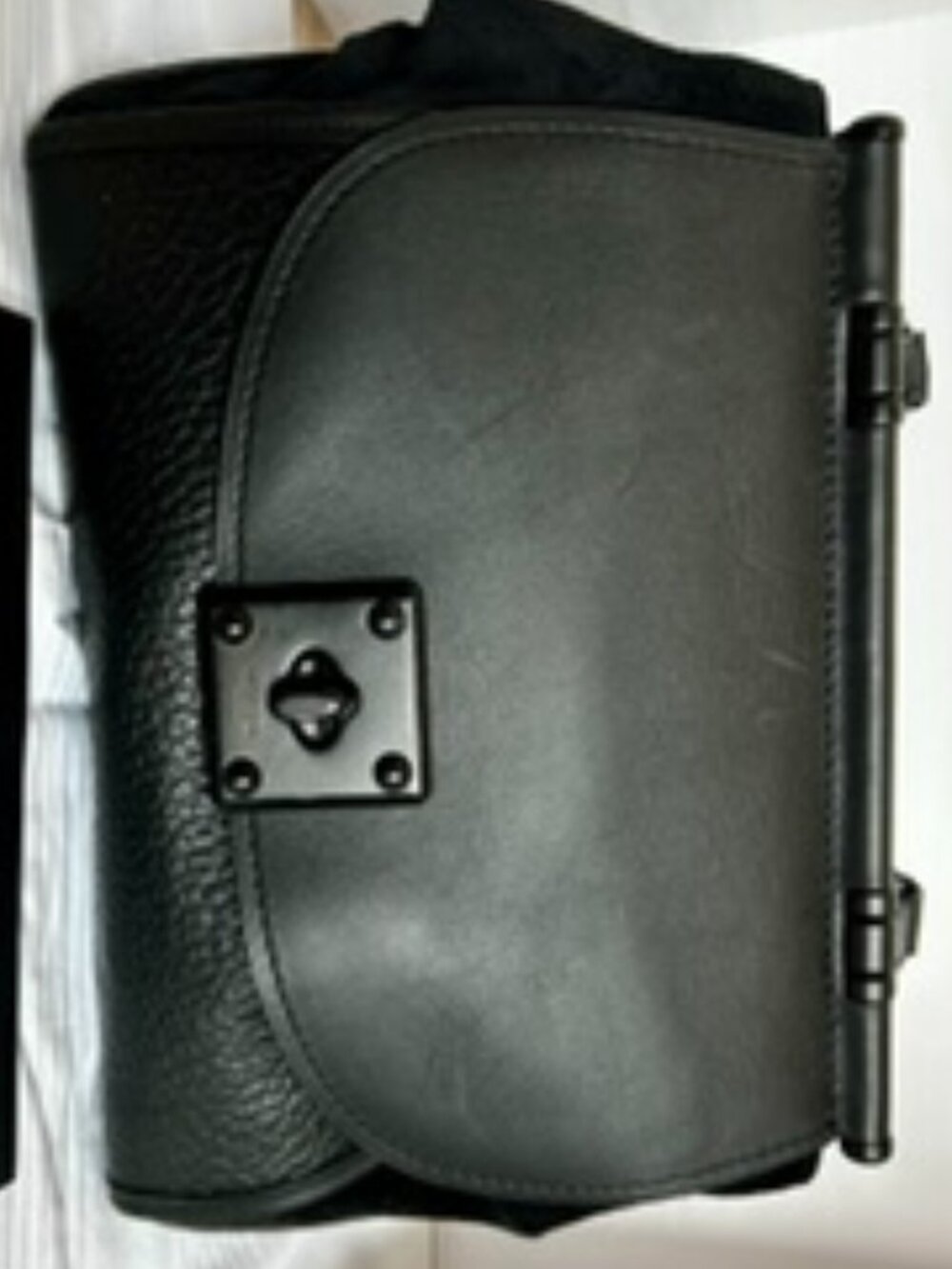Coach Drifter Medium Smooth Leather Bag in black